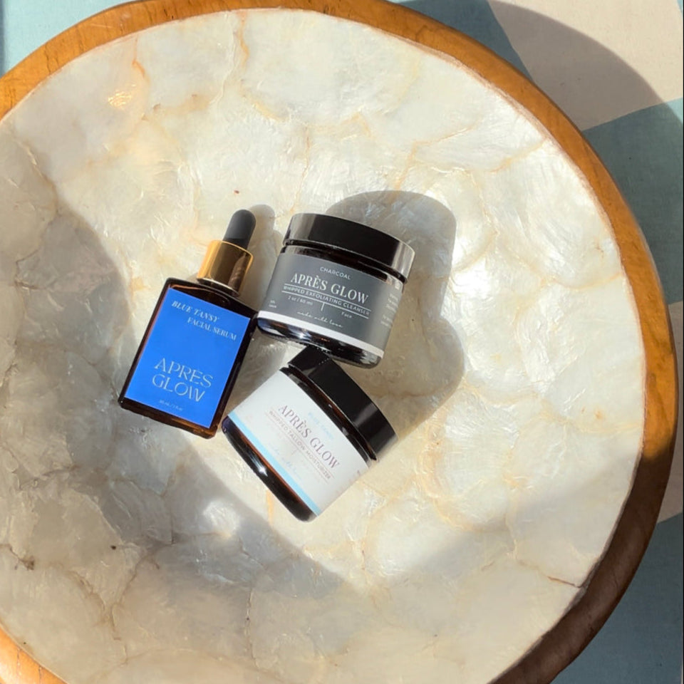 Blue Tansy Skincare Starter Kit – All-Natural Hydrating, Soothing & Anti-Aging Essentials - Après Glow
